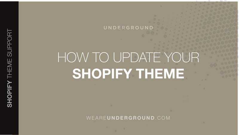 How and when to update your Shopify theme