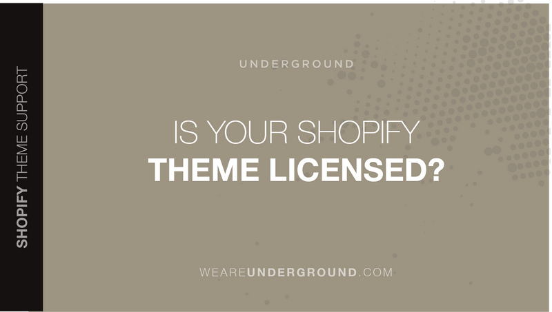 Is your Shopify theme licensed?
