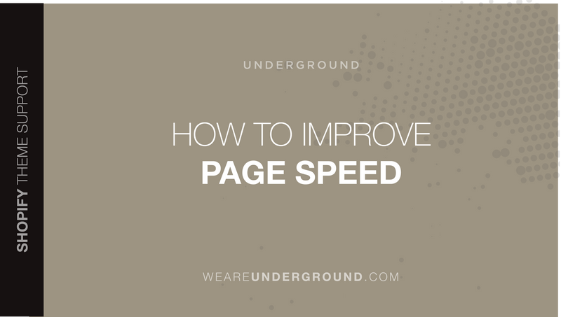 How do I increase my page speed?